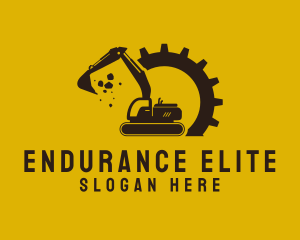 Mechanical Excavation Digger logo design