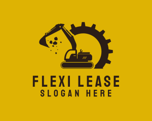 Mechanical Excavation Digger logo design