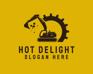 Mechanical Excavation Digger logo design