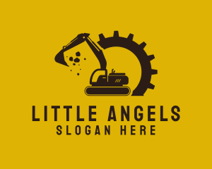 Mechanical Excavation Digger logo design