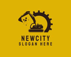 Mechanical Excavation Digger logo design