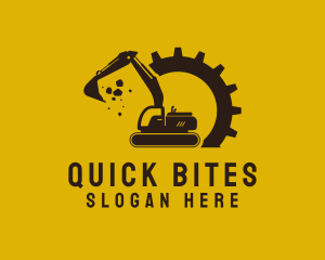 Mechanical Excavation Digger logo design