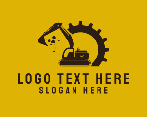 Mechanical Excavation Digger Logo