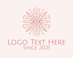 Eco Friendly - Red Eye Florist logo design