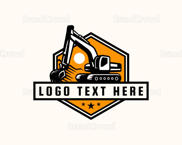 Heavy Duty Industrial Excavator Logo