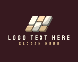 Builder - Brick Tile Flooring logo design