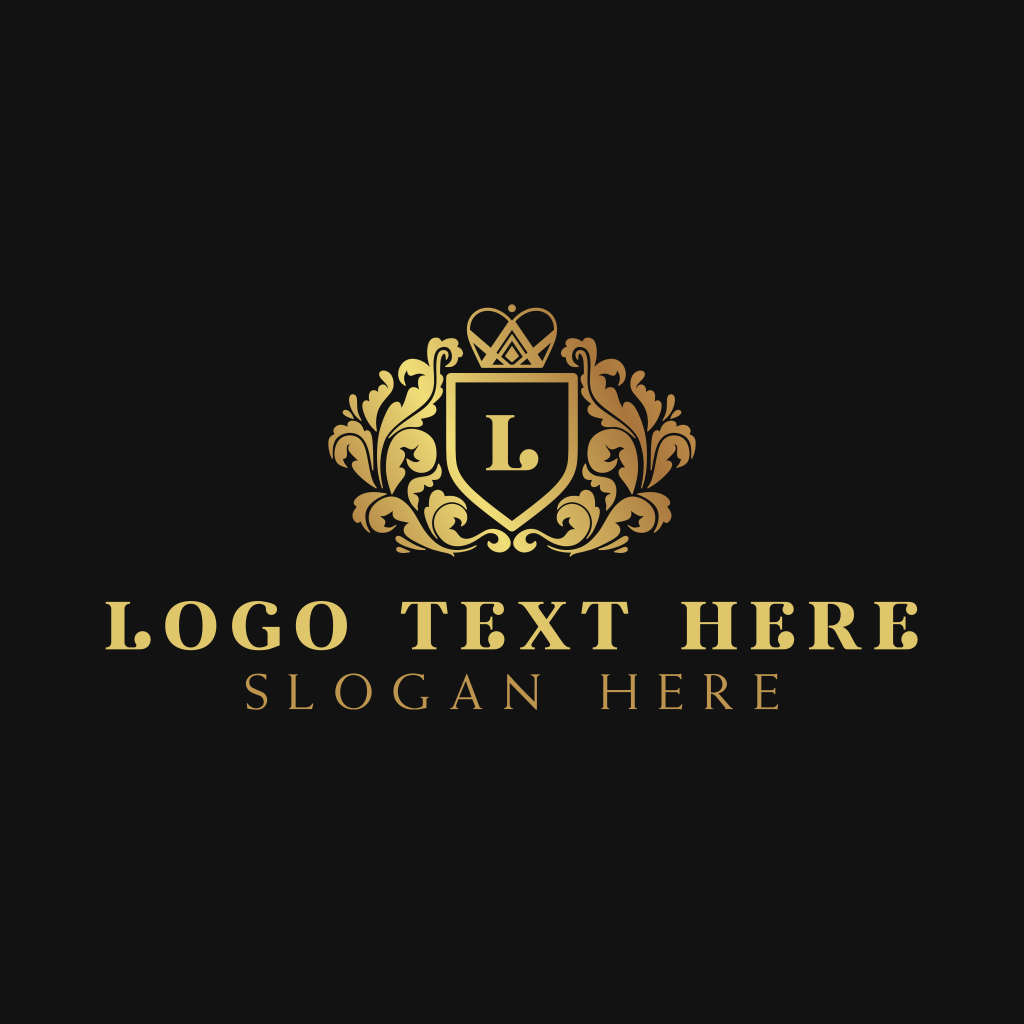 Golden Monarchy Shield Logo | BrandCrowd Logo Maker