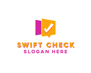 Check - Check Message App logo design