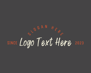 Hipster - Generic Handwritten Business logo design