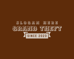 Cowboy - Rustic Western Business logo design