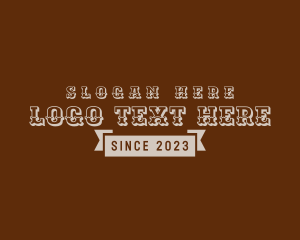 Rustic Western Business Logo