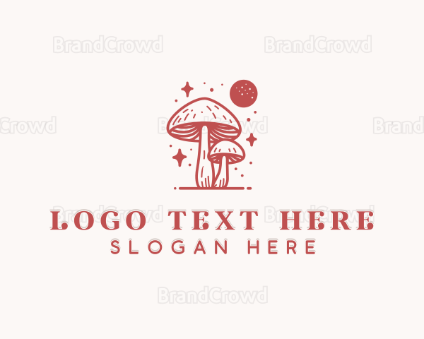 Spiritual Mushroom Fungus Logo