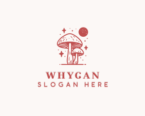Spiritual Mushroom Fungus Logo