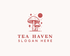 Spiritual Mushroom Fungus logo design