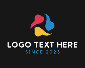 Abstract - Spinning Media App logo design