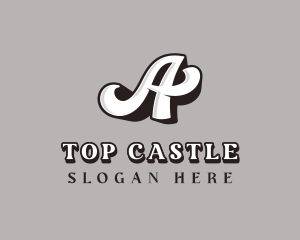 Upscale Boutique Studio Letter A Logo