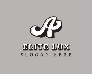 Upmarket - Upscale Boutique Studio Letter A logo design