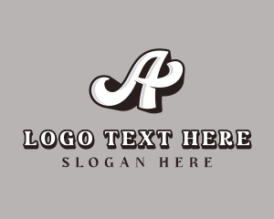 Brand - Upscale Boutique Studio Letter A logo design