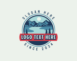 Outdoor - Outdoor Mountain Hiker logo design