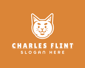 Feline Pet Cat Logo