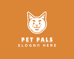 Feline Pet Cat logo design