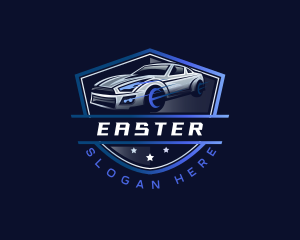Race - Fast Racing Car Garage logo design