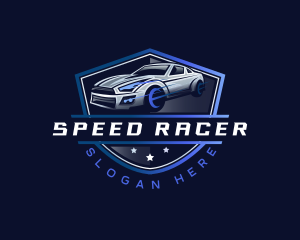 Race - Fast Racing Car Garage logo design