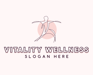 Meditation Yoga Wellness logo design