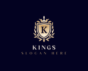 Luxury Royal Shield logo design