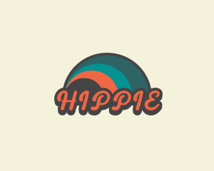 Retro Hippie Wave logo design