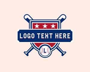 Bat - Baseball Sports League logo design