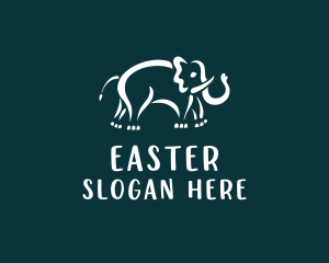Elephant Wildlife Zoo  Logo