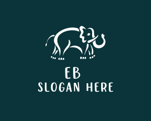 Elephant Wildlife Zoo  Logo