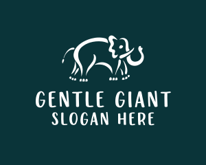 Elephant Wildlife Zoo  logo design