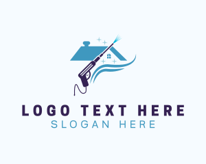 Cleaner - House Cleaning Pressure Washer logo design