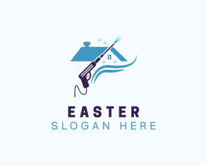 Surface Cleaner - House Cleaning Pressure Washer logo design