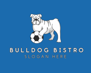 Bulldog - Bulldog Soccer Ball logo design