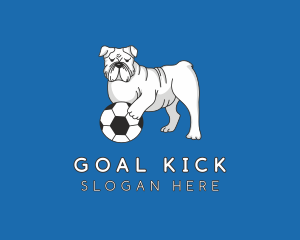 Soccer - Bulldog Soccer Ball logo design