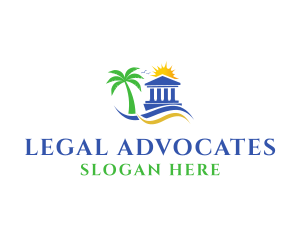 Beach Law Firm  logo design