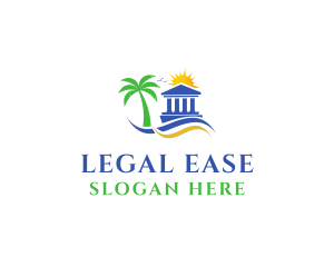 Judiciary - Beach Law Firm logo design