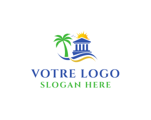 Law Office - Beach Law Firm logo design