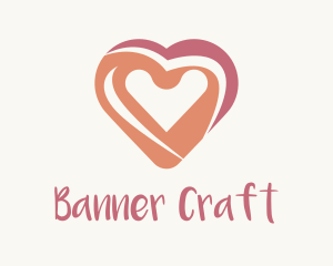 Pink Heart Painting logo design