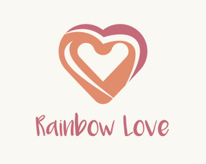 Pink Heart Painting logo design