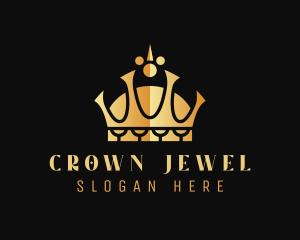Premium Luxury Crown Jewel logo design