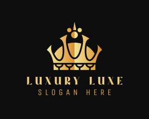 Premium Luxury Crown Jewel logo design