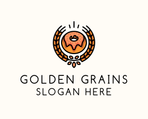 Grains - Doughnut Wheat Bakery logo design