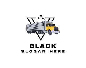 Forwarding - Industrial Truck Logistics logo design