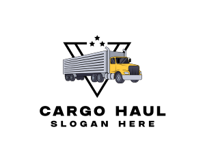 Industrial Truck Logistics logo design