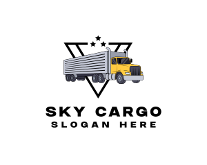 Industrial Truck Logistics logo design