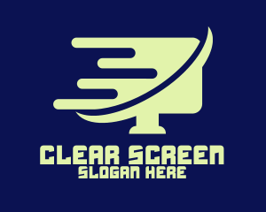 Screen - Digital Display Monitor logo design